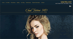 Desktop Screenshot of chadtattinimd.com